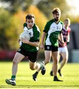 26 October 2019; Arthur O'Sullivan of Berlin during the AIB Leinster Club Junior Football Championship Round 1 match between Berlin GAA and Kenagh GAA at GAA Centre of Excellence at Abbottstown, Dublin. Photo by David Fitzgerald/Sportsfile