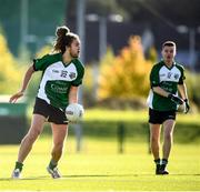 26 October 2019; Joshua Bollmeyer of Berlin during the AIB Leinster Club Junior Football Championship Round 1 match between Berlin GAA and Kenagh GAA at GAA Centre of Excellence at Abbottstown, Dublin. Photo by David Fitzgerald/Sportsfile