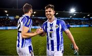 26 October 2019; Darragh Nelson, right, and Sean Gibbons of Ballyboden St Endas celebrate following the Dublin County Senior Club Football Championship semi-final match between Ballyboden St Endas and St Judes at Parnell Park, Dublin. Photo by David Fitzgerald/Sportsfile