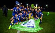 29 October 2019; St Patricks Athletic players celebrate following the SSE Airtricity U17 League Final match between St. Patrick's Athletic and Bohemians at Richmond Park in Dublin. Photo by David Fitzgerald/Sportsfile