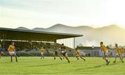 27 October 2019; Kieran O’Leary of Dr. Crokes kicks a point during the Kerry County Senior Club Football Championship semi-final match between South Kerry and Dr Crokes at Fitzgerald Stadium in Killarney, Kerry. Photo by Brendan Moran/Sportsfile