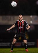 25 October 2019; Derek Pender of Bohemians during the SSE Airtricity League Premier Division match between Bohemians and Sligo Rovers at Dalymount Park in Dublin. Photo by Harry Murphy/Sportsfile