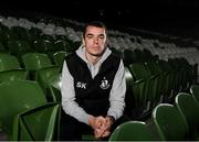 30 October 2019; Sean Kavanagh of Shamrock Rovers in attendance during an FAI Cup Finals Media Day at the Aviva Stadium in Dublin. Photo by Harry Murphy/Sportsfile