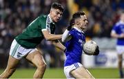 30 October 2019; Eoin McGettigan of Naomh Conaill in action against James Boyle of Gaoth Dobhair during the Donegal County Senior Club Football Championship Final 2nd Replay match between Gaoth Dobhair and Naomh Conaill at Mac Cumhaill Park in Ballybofey, Donegal. Photo by Oliver McVeigh/Sportsfile
