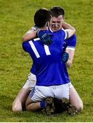 30 October 2019; Ciaran Thompson and Marty Boyle of Naomh Conaill celebrate after the final whistle in the Donegal County Senior Club Football Championship Final 2nd Replay match between Gaoth Dobhair and Naomh Conaill at Mac Cumhaill Park in Ballybofey, Donegal. Photo by Oliver McVeigh/Sportsfile