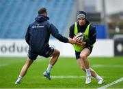 31 October 2019; Ciarán Frawley, right, and Dave Kearney during the Leinster Rugby captain’s run at the RDS Arena in Dublin. Photo by Seb Daly/Sportsfile