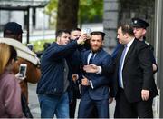 1 November 2019; Conor McGregor arrives at The Criminal Courts of Justice in Dublin. Photo by David Fitzgerald/Sportsfile