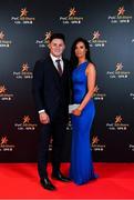 1 November 2019; Wexford hurler Lee Chin with Sarah Roache upon arrival at the PwC All-Stars 2019 at the Convention Centre in Dublin. Photo by Seb Daly/Sportsfile