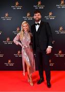 1 November 2019; Mayo footballer Aidan O'Shea with Kristin McKenzie Vass upon arrival at the PwC All-Stars 2019 at the Convention Centre in Dublin. Photo by David Fitzgerald/Sportsfile