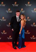 1 November 2019; Wexford hurler Conor McDonald with Melissa Tyndall upon arrival at the PwC All-Stars 2019 at the Convention Centre in Dublin. Photo by David Fitzgerald/Sportsfile