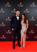 1 November 2019; Tyrone footballer Cathal McShane with Kaitlyn Coyle upon arrival at the PwC All-Stars 2019 at the Convention Centre in Dublin. Photo by David Fitzgerald/Sportsfile