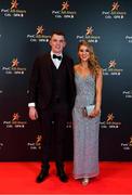 1 November 2019; Tipperary hurler Ronan Maher with Michelle Lahert upon arrival at the PwC All-Stars 2019 at the Convention Centre in Dublin. Photo by Seb Daly/Sportsfile