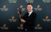 1 November 2019; Tipperary hurler Séamus Callanan with his PwC All-Star award at the PwC GAA GPA All-Stars 2019 at the Convention Centre in Dublin. Photo by Seb Daly/Sportsfile