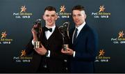 1 November 2019; Tipperary hurlers Ronan Maher, left, and Pádraic Maher with their PwC All-Star awards during the PwC All-Stars 2019 at the Convention Centre in Dublin. Photo by David Fitzgerald/Sportsfile