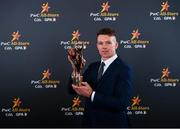 1 November 2019; Tipperary hurler Pádraic Maher with his PwC All-Star award at the PwC All-Stars 2019 at the Convention Centre in Dublin. Photo by Seb Daly/Sportsfile