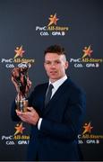 1 November 2019; Tipperary hurler Pádraic Maher with his PwC All-Star award at the PwC All-Stars 2019 at the Convention Centre in Dublin. Photo by Seb Daly/Sportsfile