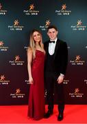 1 November 2019; Dublin footballer Davy Byrne with Kate Tunney upon arrival at the PwC All-Stars 2019 at the Convention Centre in Dublin. Photo by David Fitzgerald/Sportsfile