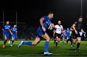 1 November 2019; Dave Kearney of Leinster runs in for his side's second try during the Guinness PRO14 Round 5 match between Leinster and Dragons at the RDS Arena in Dublin. Photo by Ramsey Cardy/Sportsfile