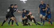 1 November 2019; Caelan Doris of Leinster is tackled by Harri Keddie of Dragons during the Guinness PRO14 Round 5 match between Leinster and Dragons at the RDS Arena in Dublin. Photo by Eóin Noonan/Sportsfile