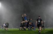 1 November 2019; Devin Toner of Leinster wins possession in the lineout during the Guinness PRO14 Round 5 match between Leinster and Dragons at the RDS Arena in Dublin. Photo by Ramsey Cardy/Sportsfile
