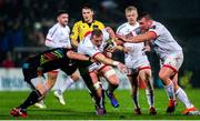 1 November 2019; Kieran Treadwell of Ulster is tackled by Oliviero Fabiani of Zebre during the Guinness PRO14 Round 5 match between Ulster and Zebre at the Kingspan Stadium in Belfast. Photo by John Dickson/Sportsfile