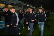 1 November 2019; The Leinster Rugby Under 19 team at the Guinness PRO14 Round 5 match between Leinster and Dragons at the RDS Arena in Dublin. Photo by Ramsey Cardy/Sportsfile