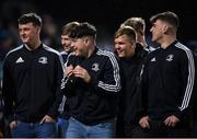 1 November 2019; The Leinster Rugby Under 19 team at the Guinness PRO14 Round 5 match between Leinster and Dragons at the RDS Arena in Dublin. Photo by Ramsey Cardy/Sportsfile