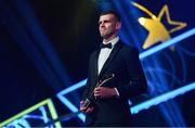 1 November 2019; Tipperary hurler Brian Hogan with his PwC All-Star award during the PwC All-Stars 2019 at the Convention Centre in Dublin. Photo by Brendan Moran/Sportsfile