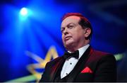 1 November 2019; MC Marty Morrissey during the PwC All-Stars 2019 at the Convention Centre in Dublin. Photo by Brendan Moran/Sportsfile