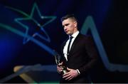 1 November 2019; Tipperary hurler Brendan Maher with his PwC All-Star award during the PwC All-Stars 2019 at the Convention Centre in Dublin. Photo by Brendan Moran/Sportsfile