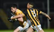 2 November 2019; Brian Greenan of Clontibret O'Neills in action against Rico Kelly of Crossmaglen Rangers during the Ulster GAA Football Senior Club Championship Quarter-Final match between Crossmaglen Rangers and Clontibret O'Neills at Athletic Grounds in Armagh. Photo by Oliver McVeigh/Sportsfile