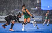 2 November 2019; Anna O’Flanagan of Ireland in action against Sara McManus of Canada during the FIH Women's Olympic Qualifier match between Ireland and Canada at Energia Park in Dublin. Photo by Brendan Moran/Sportsfile