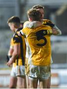 2 November 2019; Conor McManus, left, and Jack Gormley of Clontibret O'Neills embrace after the Ulster GAA Football Senior Club Championship Quarter-Final match between Crossmaglen Rangers and Clontibret O'Neills at Athletic Grounds in Armagh. Photo by Oliver McVeigh/Sportsfile