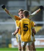 2 November 2019; Conor McManus, left, and Jack Gormley of Clontibret O'Neills celebrates after the Ulster GAA Football Senior Club Championship Quarter-Final match between Crossmaglen Rangers and Clontibret O'Neills at Athletic Grounds in Armagh. Photo by Oliver McVeigh/Sportsfile