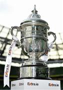 3 November 2019; A view of the FAI Challenge Cup prior to the extra.ie FAI Cup Final between Dundalk and Shamrock Rovers at the Aviva Stadium in Dublin. Photo by Seb Daly/Sportsfile