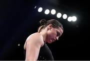 2 November 2019; Katie Taylor during her WBO Women's Super-Lightweight World title fight against Christina Linardatou at the Manchester Arena in Manchester, England. Photo by Stephen McCarthy/Sportsfile