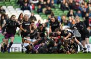 3 November 2019; Wexford Youths players celebrate following their side's victory during the Só Hotels FAI Women's Cup Final between Wexford Youths and Peamount United at the Aviva Stadium in Dublin. Photo by Seb Daly/Sportsfile