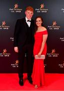 1 November 2019; John Donnelly and Eimear Mulhall upon arrival at the PwC All-Stars 2019 at the Convention Centre in Dublin. Photo by David Fitzgerald/Sportsfile