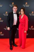 1 November 2019; Cillian Doyle and Aoife Flynn upon arrival at the PwC All-Stars 2019 at the Convention Centre in Dublin. Photo by David Fitzgerald/Sportsfile