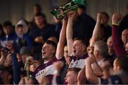 3 November 2019; Borris-Ileigh joint captains Sean McCormack, right, and Conor Kenny lift the cup after he Tipperary County Senior Club Hurling Championship Final match between  Borris-Ileigh and Kiladangan at Semple Stadium in Thurles, Tipperary. Photo by Ray McManus/Sportsfile