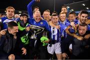 3 November 2019; Ballyboden St Enda's players and officials celebrate with the cup after the Dublin County Senior Club Football Championship Final match between Thomas Davis and Ballyboden St Enda's at Parnell Park in Dublin. Photo by Brendan Moran/Sportsfile