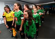 3 November 2019; Peamount United captain Áine O'Gorman prior to the Só Hotels FAI Women's Cup Final between Wexford Youths and Peamount United at the Aviva Stadium in Dublin. Photo by Stephen McCarthy/Sportsfile