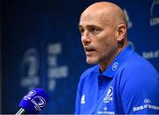 4 November 2019; Backs coach Felipe Contepomi during a Leinster Rugby press conference at Leinster Rugby Headquarters in UCD, Dublin. Photo by Ramsey Cardy/Sportsfile