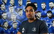 4 November 2019; Joe Tomane poses for a portrait following a Leinster Rugby press conference at Leinster Rugby Headquarters in UCD, Dublin. Photo by Ramsey Cardy/Sportsfile