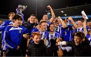 3 November 2019; Ballyboden St Enda's players and officials celebrate with the cup after the Dublin County Senior Club Football Championship Final match between Thomas Davis and Ballyboden St Enda's at Parnell Park in Dublin. Photo by Brendan Moran/Sportsfile