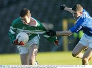 30 November 2003; Paul McFlynn, The Loup, in action against St Gall's Sean Kelly. AIB Ulster Senior Football Championship Final, St. Gall's v The Loup, St. Tighearnach's Park, Clones, Co. Monaghan. Picture credit; Damien Eagers / SPORTSFILE *EDI*