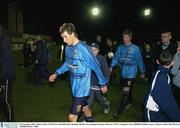 30 November 2003; Alan Cawley, UCD, leaves the field after the final whistle. eircom league Premier Division, UCD v Longford Town, Belfield, Dublin. Soccer. Picture credit; Matt Browne / SPORTSFILE *EDI*