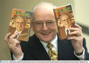4 December 2003; T.V. commentator Jimmy Magee at the launch of his new video Greatest Sporting Memories which contains his top 25 Greatest Sporting Memories, the proceeds of which go to the 3T's (Turning The Tide of Suicide) an organisation that creates awareness, research and education of suicide. The Holiday Inn Hotel, Pearse Street, Dublin. Picture credit; Ray McManus / SPORTSFILE *EDI*