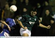 6 December 2003; Stephen Fox, Bray Wanderers, in action against Donal O'Brien, Finn Harps. eircom league Promotion / Relegation Play-Offs, Second Leg, Bray Wanderers v Finn Harps, Carlisle Grounds, Bray. Picture credit; David Maher / SPORTSFILE *EDI*