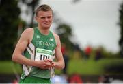 23 June 2013; Marcus Lawler, Ireland, after competing in the Mens 200m event during the European Athletics Team Championships 1st League. Morton Stadium, Santry, Co. Dublin. Picture credit: Tomas Greally / SPORTSFILE